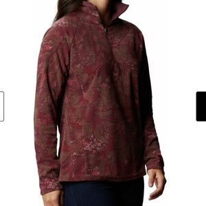 Arctic Air Print 1\2 Zip Fleece Pullover Sz.XS NWT